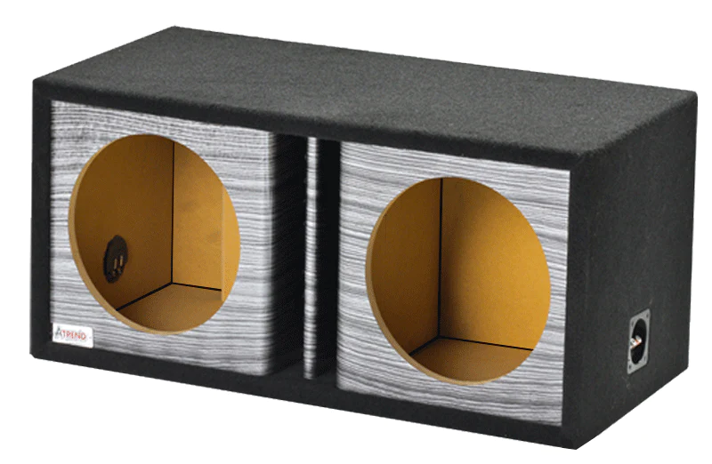 10" Dual Vented Platinum Woodgrain Universal Subwoofer Enclosure